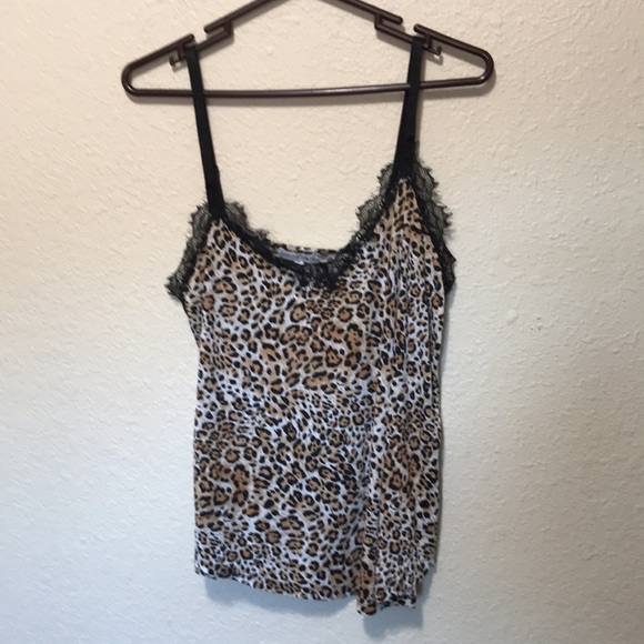 Seeing Stars 2 Piece Animal Print And Lace Short PJs. Good Condition. Size 1X. - Picture 4 of 14